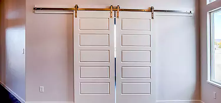 Glass Barn Door with Installation Hardware Kit New Haven
